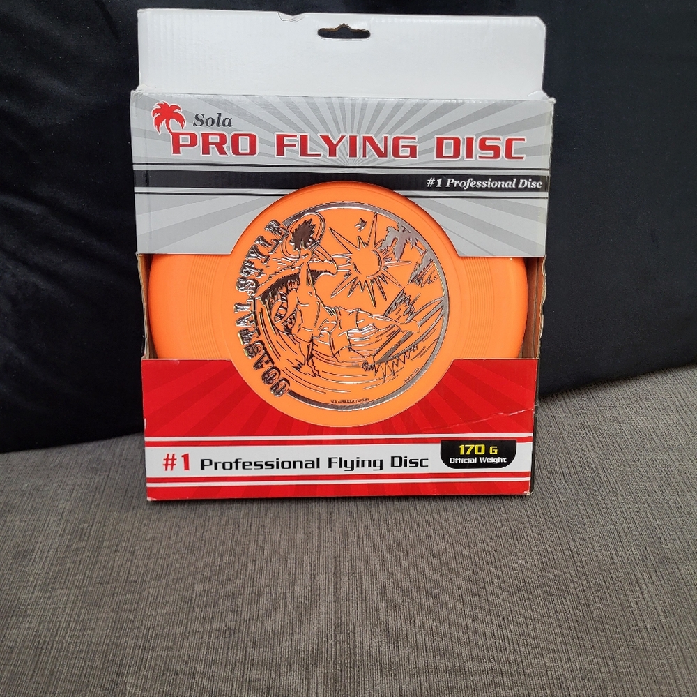 Pro Flying Disc - Orange Professional Outdoor Game Frisbee